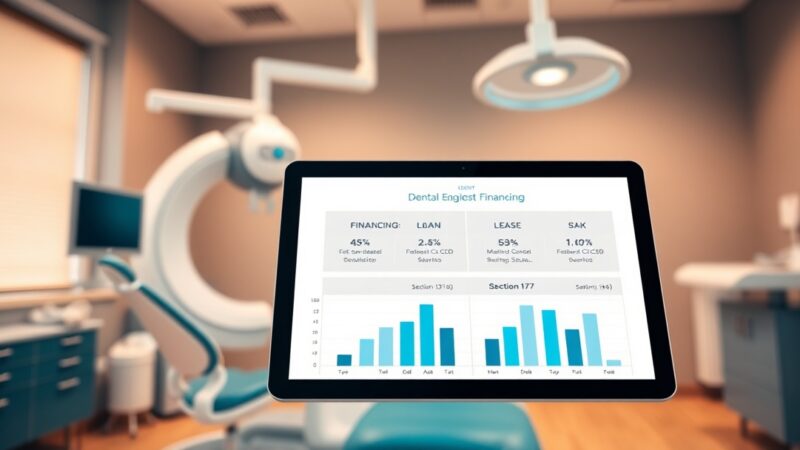 Dental equipment financing decision dashboard 2026