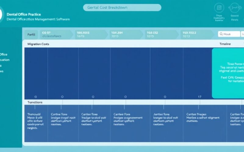 Dental practice management software switching cost migration timeline 2026