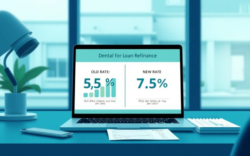 Dental practice loan refinance rate comparison and breakeven calculation 2026