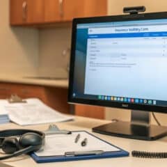 Dental insurance verification SOP front desk workflow