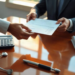 Working capital true-up settlement documents and calculator for a dental practice sale