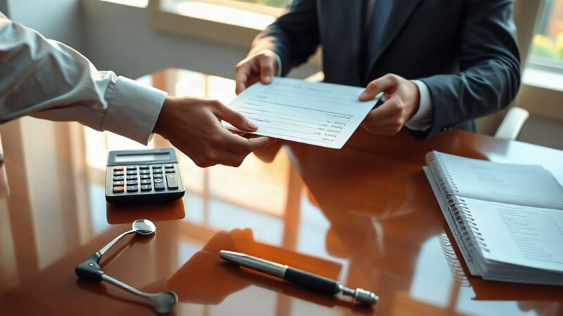 Working capital true-up settlement documents and calculator for a dental practice sale